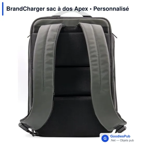 Sac à dos personnalisable BrandCharger Apex avec logo - Image 2