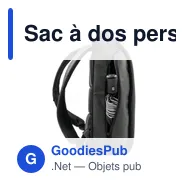 Sac à dos personnalisable BrandCharger Apex avec logo - Miniature 4