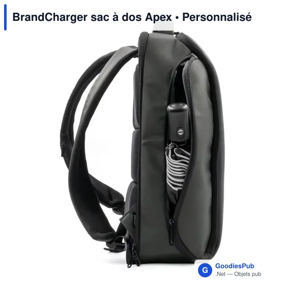 Sac à dos personnalisable BrandCharger Apex avec logo - Image 4