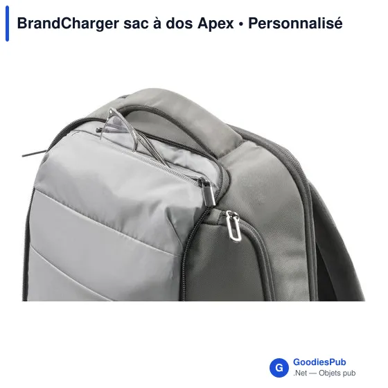Sac à dos personnalisable BrandCharger Apex avec logo - Image 7
