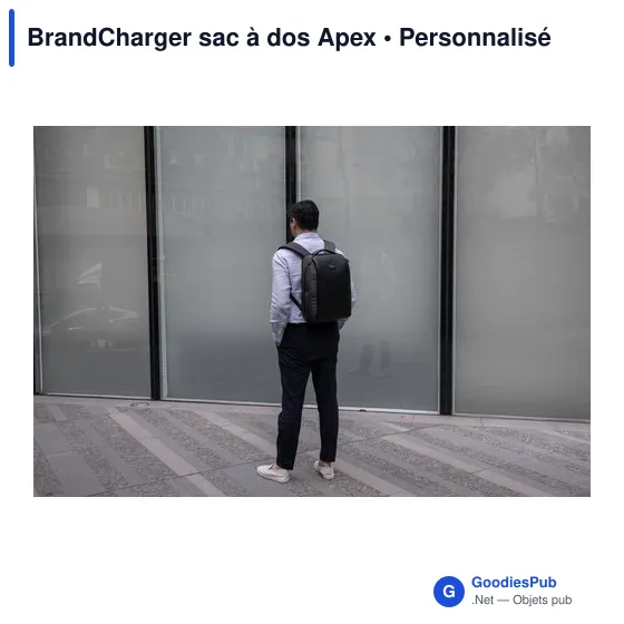 Sac à dos personnalisable BrandCharger Apex avec logo - Image 8