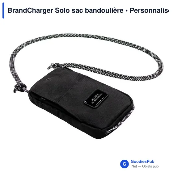 Sac bandoulière personnalisable BrandCharger Solo avec logo - Image 4
