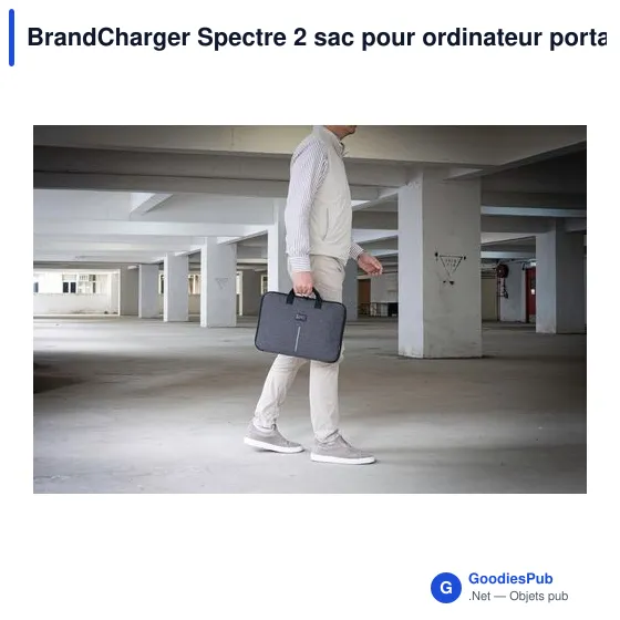 Sac pour ordinateur portable personnalisable BrandCharger Spectre 2avec logo - Image 12