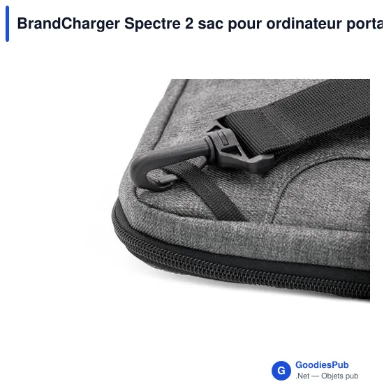Sac pour ordinateur portable personnalisable BrandCharger Spectre 2avec logo - Image 4