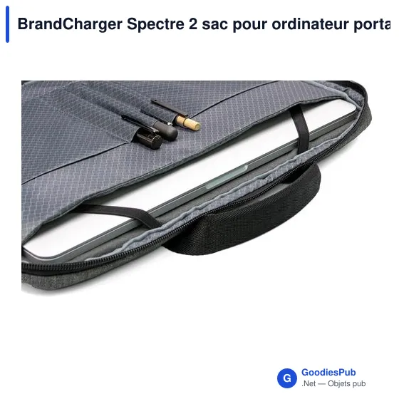 Sac pour ordinateur portable personnalisable BrandCharger Spectre 2avec logo - Image 6