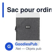 Sac pour ordinateur portable personnalisable BrandCharger Spectre Goavec logo - Miniature 2