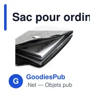 Sac pour ordinateur portable personnalisable BrandCharger Spectre Goavec logo - Miniature 4