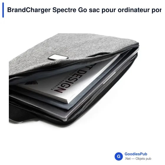Sac pour ordinateur portable personnalisable BrandCharger Spectre Goavec logo - Image 4