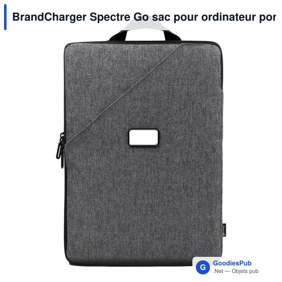 Sac pour ordinateur portable personnalisable BrandCharger Spectre Goavec logo - Image 5