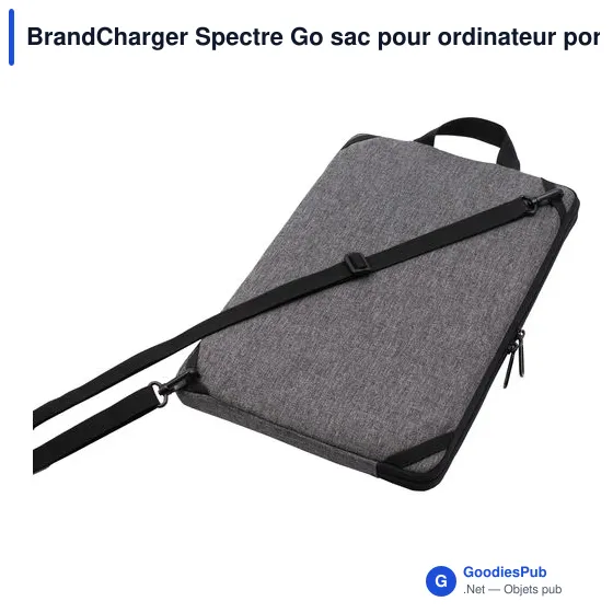 Sac pour ordinateur portable personnalisable BrandCharger Spectre Goavec logo - Image 6