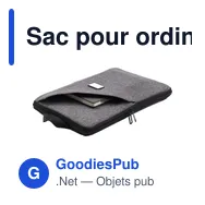 Sac pour ordinateur portable personnalisable BrandCharger Spectre Goavec logo - Miniature 7