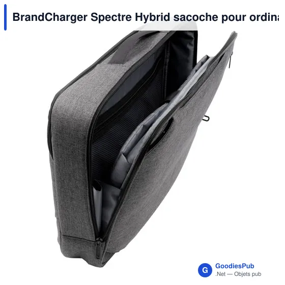Sacoche pour ordinateur portable personnalisable BrandCharger Spectre Hybridavec logo - Image 11