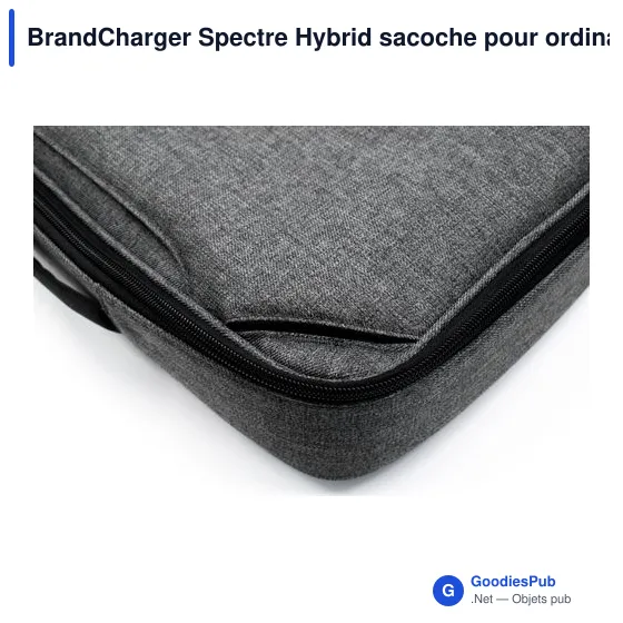 Sacoche pour ordinateur portable personnalisable BrandCharger Spectre Hybridavec logo - Image 4