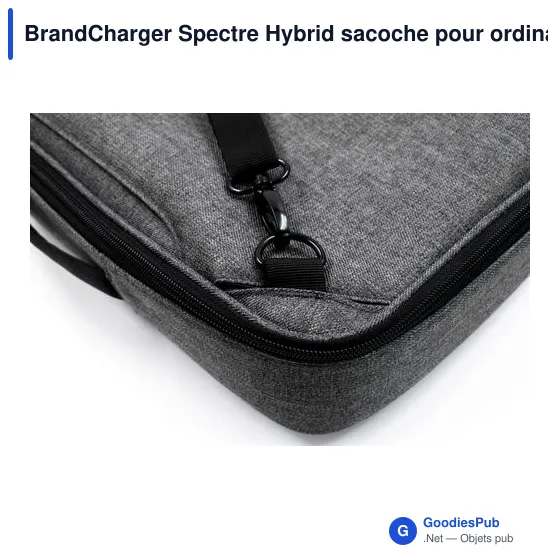 Sacoche pour ordinateur portable personnalisable BrandCharger Spectre Hybridavec logo - Image 5