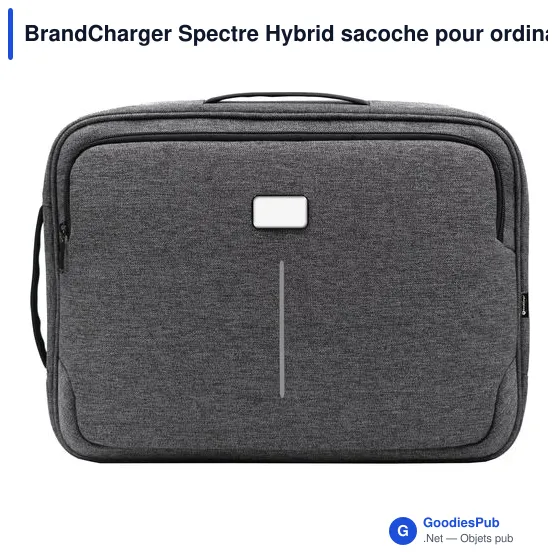 Sacoche pour ordinateur portable personnalisable BrandCharger Spectre Hybridavec logo - Image 8