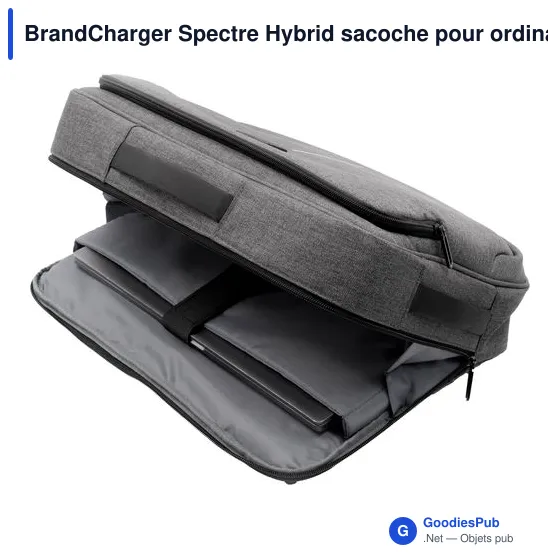 Sacoche pour ordinateur portable personnalisable BrandCharger Spectre Hybridavec logo - Image 10