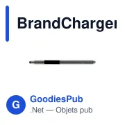 Stylo roller personnalisable BrandCharger Styllo 2 avec logo - Miniature 3