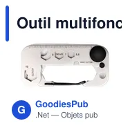 Outil multifonction personnalisable BrandCharger Twist avec logo - Miniature 1