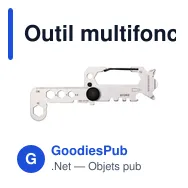 Outil multifonction personnalisable BrandCharger Twist avec logo - Miniature 4