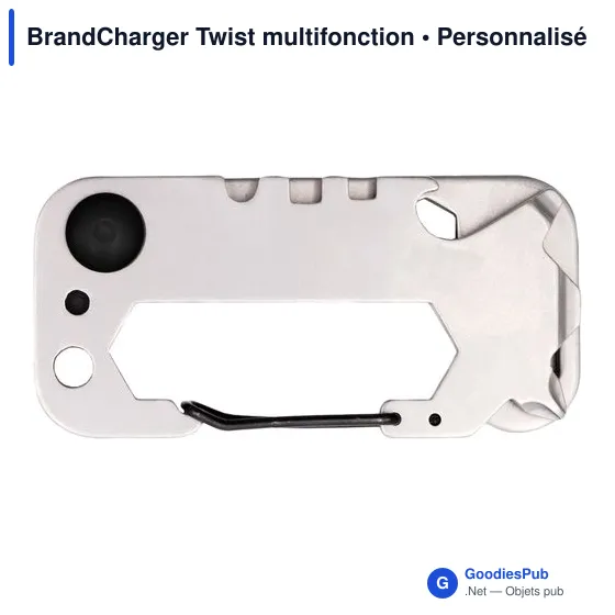 Outil multifonction personnalisable BrandCharger Twist avec logo - Image 5