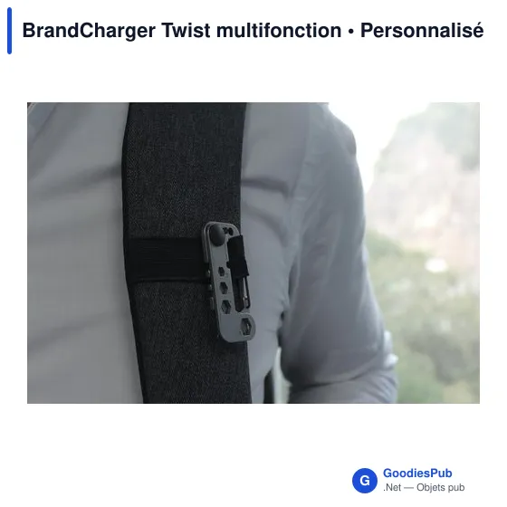 Outil multifonction personnalisable BrandCharger Twist avec logo - Image 6
