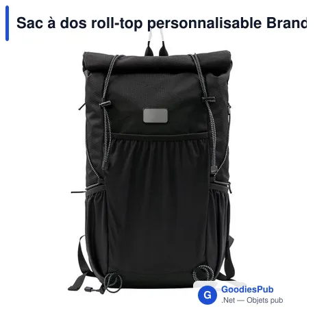 Sac à dos roll-top personnalisable BrandCharger Venturer avec logo