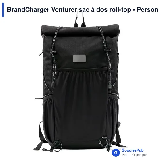 Sac à dos roll-top personnalisable BrandCharger Venturer avec logo - Image 11