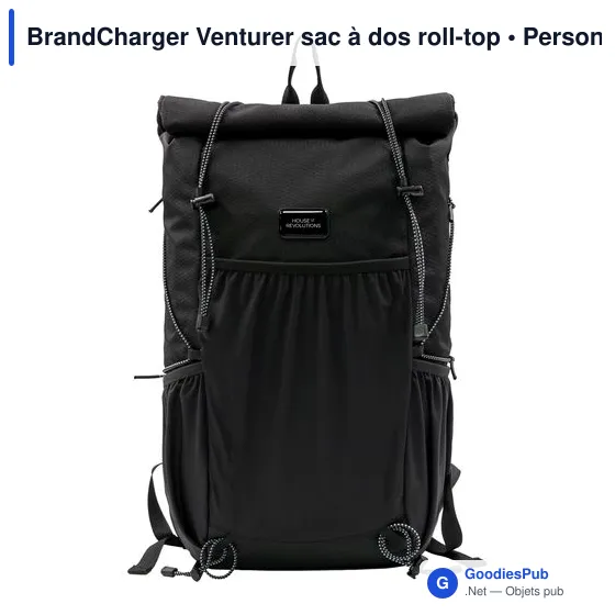 Sac à dos roll-top personnalisable BrandCharger Venturer avec logo - Image 3