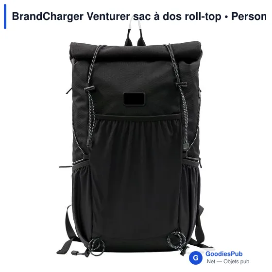Sac à dos roll-top personnalisable BrandCharger Venturer avec logo - Image 7