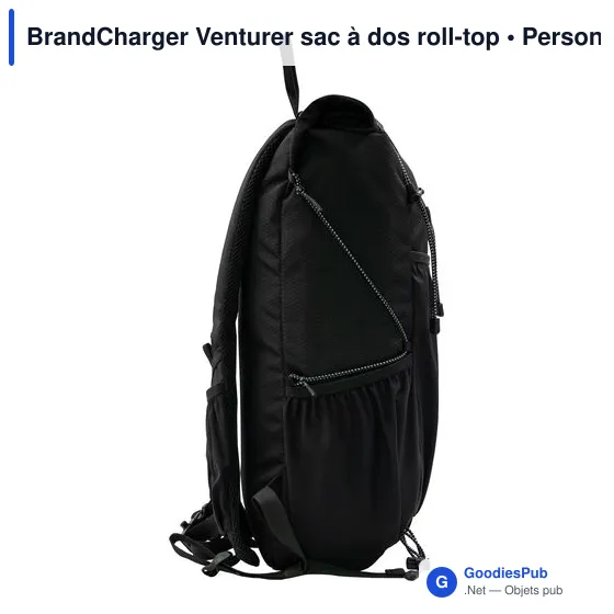 Sac à dos roll-top personnalisable BrandCharger Venturer avec logo - Image 8