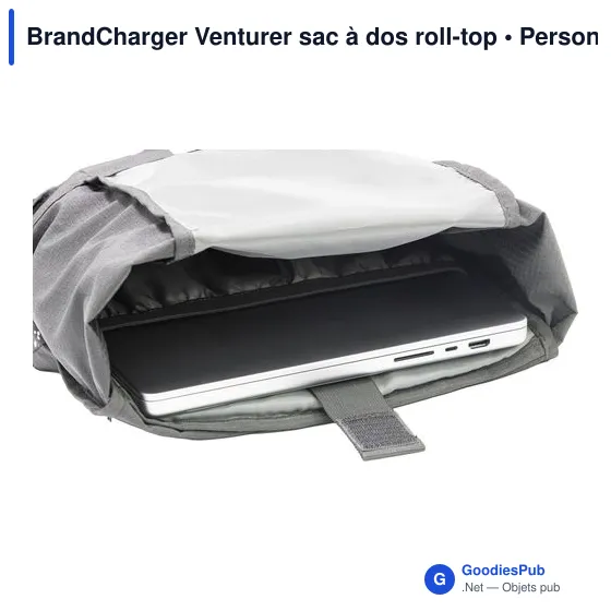 Sac à dos roll-top personnalisable BrandCharger Venturer avec logo - Image 9