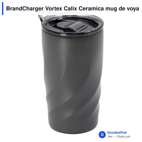 Mug de voyage personnalisable BrandCharger Vortex Calix Ceramicaavec logo - Image 2