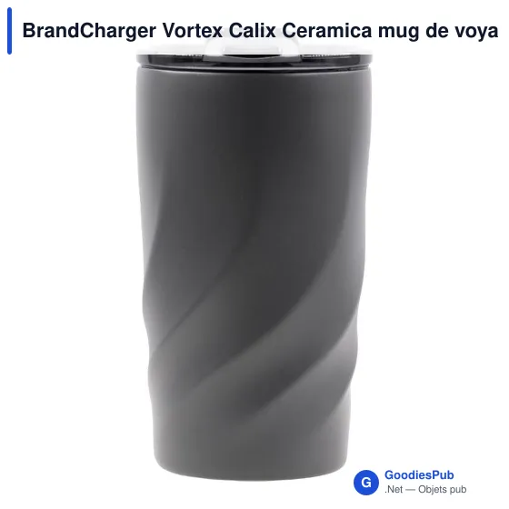 Mug de voyage personnalisable BrandCharger Vortex Calix Ceramicaavec logo - Image 4