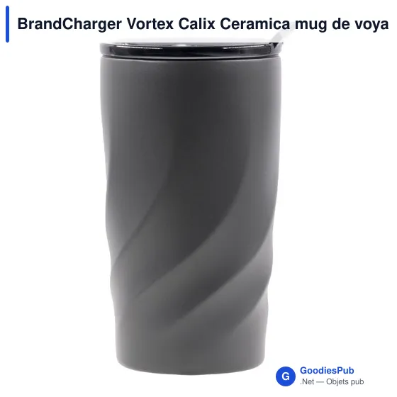 Mug de voyage personnalisable BrandCharger Vortex Calix Ceramicaavec logo - Image 5
