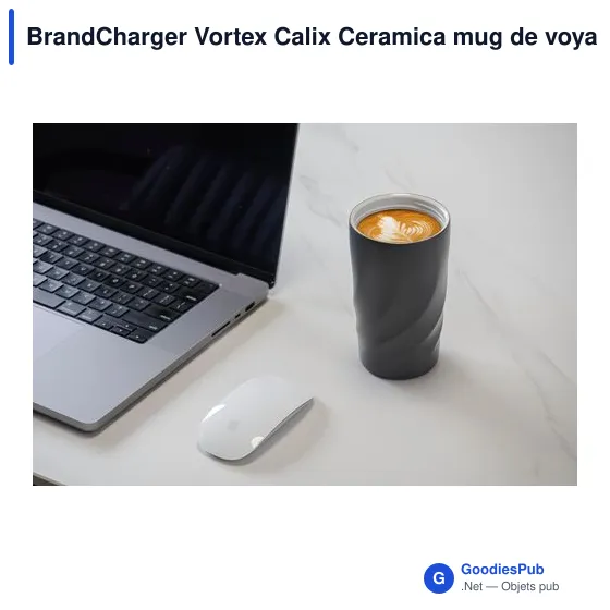 Mug de voyage personnalisable BrandCharger Vortex Calix Ceramicaavec logo - Image 7