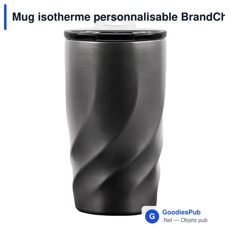 Mug isotherme personnalisable BrandCharger Vortex Calix avec logo