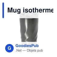 Mug isotherme personnalisable BrandCharger Vortex Calix avec logo - Miniature 2