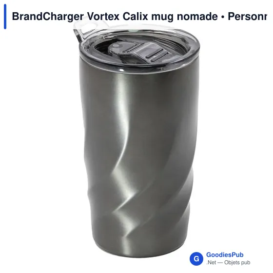 Mug isotherme personnalisable BrandCharger Vortex Calix avec logo - Image 2
