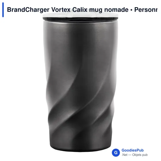 Mug isotherme personnalisable BrandCharger Vortex Calix avec logo - Image 3