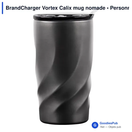 Mug isotherme personnalisable BrandCharger Vortex Calix avec logo - Image 4