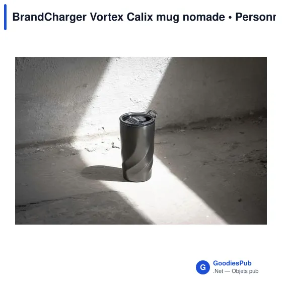 Mug isotherme personnalisable BrandCharger Vortex Calix avec logo - Image 9