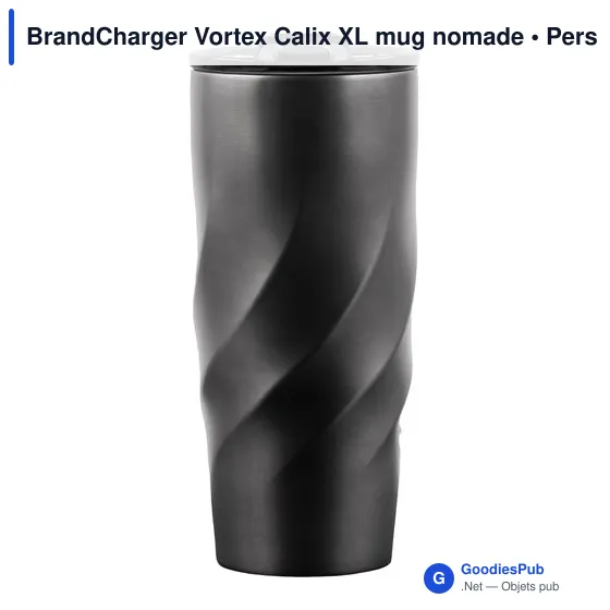 Mug nomade personnalisable BrandCharger Vortex Calix XL avec logo - Image 5