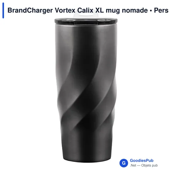 Mug nomade personnalisable BrandCharger Vortex Calix XL avec logo - Image 7