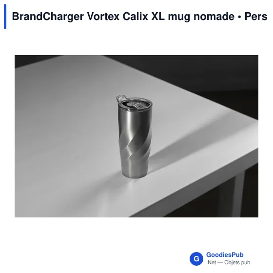 Mug nomade personnalisable BrandCharger Vortex Calix XL avec logo - Image 8