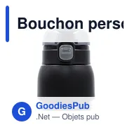 Bouchon personnalisable Vortex Hydroboost 250 ml avec logo - Miniature 1