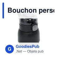 Bouchon personnalisable Vortex Hydroboost 250 ml avec logo - Miniature 2