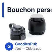 Bouchon personnalisable Vortex Hydroboost 250 ml avec logo - Miniature 3