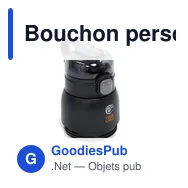 Bouchon personnalisable Vortex Hydroboost 250 ml avec logo - Miniature 4
