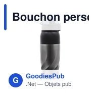 Bouchon personnalisable Vortex Hydroboost 250 ml avec logo - Miniature 6