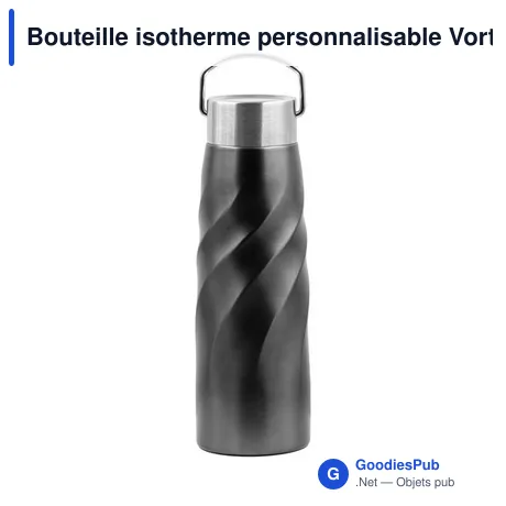 Bouteille isotherme personnalisable Vortex Vita avec logo